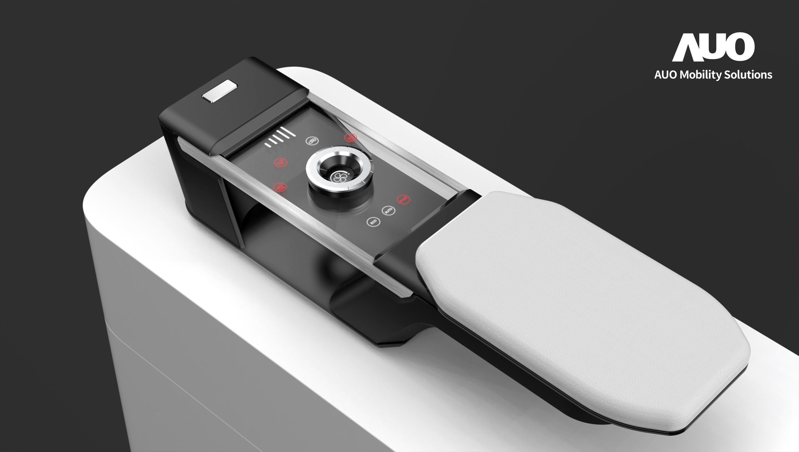 熊猫体育智慧行动全新发表INVISY隐形科技系列，CrystalSense Console以最简约的机构设计，提供直觉控制的主动触觉回馈与压力感测，并且动态呈现、仅在需要时显示，打造未来座舱的极致互动体验。