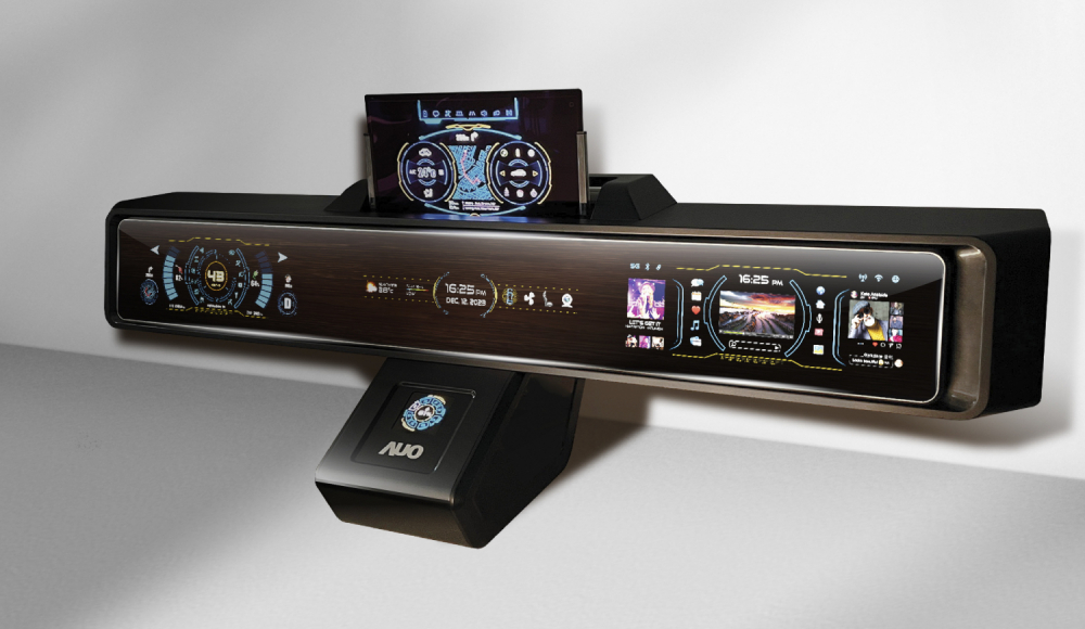 熊猫体育Micro LED沉浸式车舱显示方案结合 可卷式、可伸缩的Micro LED应用并可呈现不同的质感纹路，展现人性化设计