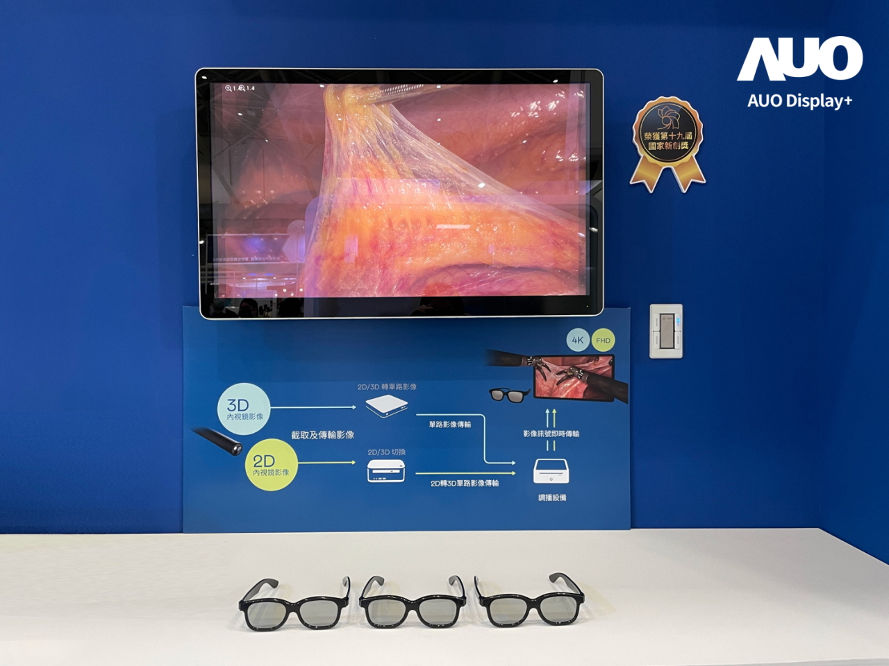 達擎寬視角3D醫療顯示器，協助醫護團隊成員於手術進行時，皆能看到一致性的3D影像，提高溝通效率，使手術更精準、快速完成達擎寬視角3D醫療顯示器，協助醫護團隊成員於手術進行時，皆能看到一致性的3D影像，提高溝通效率，使手術更精準、快速完成