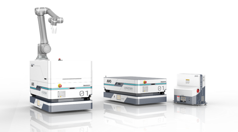 友達數位開發的自主式移動機器人（AMR250M），搭配全向輪並結合AI演算法、2D LiDAR、3D攝影機等技術，協助客戶實現產線全自動化